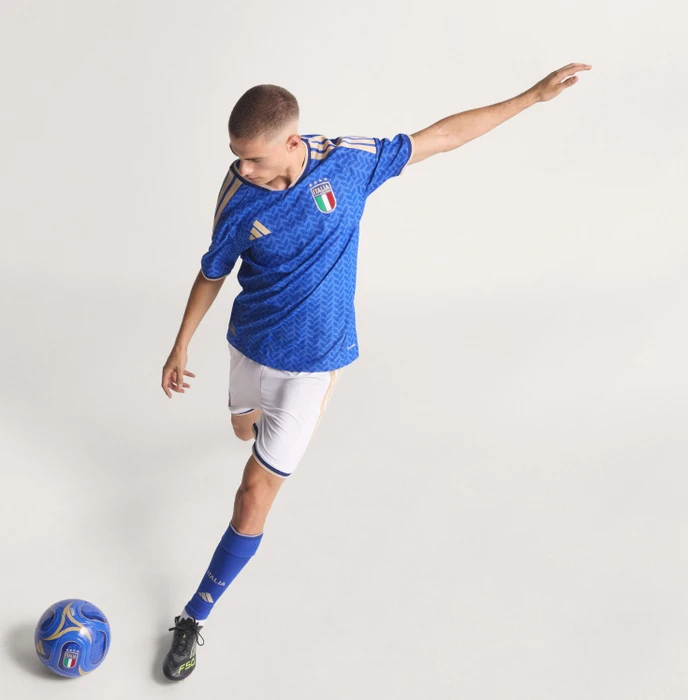 adidas Italien Authentic 2026 Heimtrikot kurzarm (Herren)