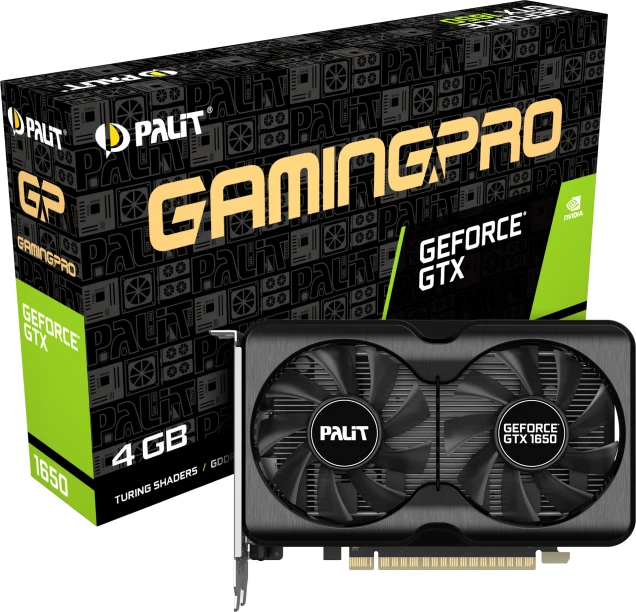 Palit GeForce GTX 1650 GP, 4GB GDDR6, HDMI, 2x DP