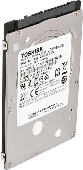 Toshiba MQ02 Series Solid State Hybrid Drive SSHD 500GB, 2.5" / SATA 6Gb/s
