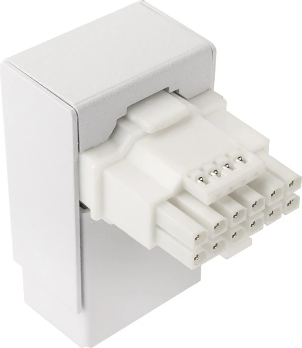 Kolink Core Pro 12V-2x6 Winkeladapter 90°, Typ 1, Sense-Pins an der Oberseite, weiß