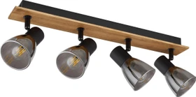 Globo Claude Spot 4-flammig braun