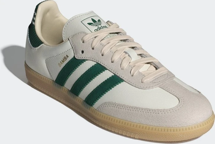 adidas Samba OG cloud white/collegiate green/gum