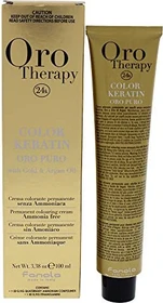 Fanola Oro Therapy Oro Puro Color Keratin Haarfarbe 5.00 hellbraun intensiv, 100ml