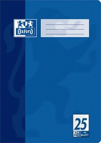 Oxford Schulheft, A4, Lineatur 25, blau, 16 Blatt