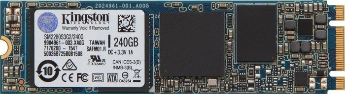 Kingston M.2 SATA G2 240GB, M.2 2280 / B-M-Key / SATA 6Gb/s