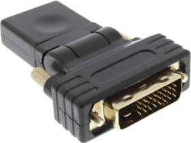 InLine HDMI [Buchse] auf DVI [Stecker] flexibler Adapter (17660W)