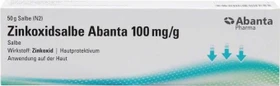Abanta Zinkoxidsalbe 100mg/g, 50g