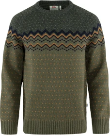 Fjällräven Övik Strickpullover laurel green/deep forest (Herren)