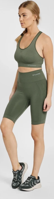 hummel Seamless Sports Top Funktionsshirt ärmellos thyme (Damen)