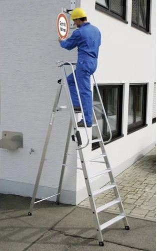 Günzburger Steigtechnik Alu Plattform-Stehleiter (0500..)
