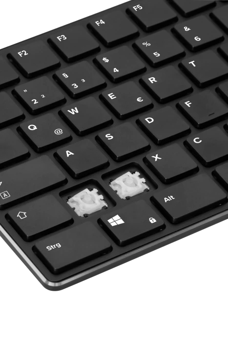 Speedlink Riva Slim Metal Scissor Keyboard, schwarz, USB, DE