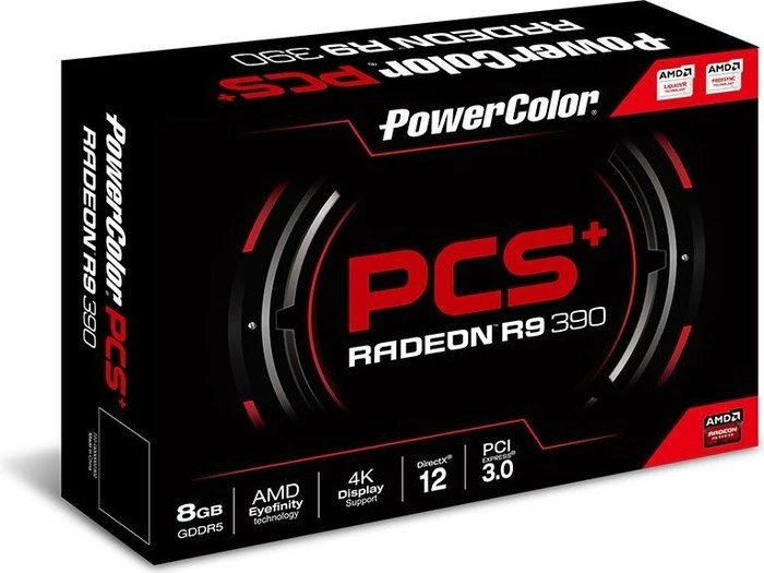 PowerColor Radeon R9 390 PCS+, 8GB GDDR5, 2x DVI, HDMI, DP