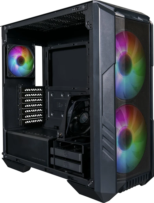 Cooler Master HAF 500, schwarz, Glasfenster