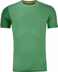 Ortovox 185 Rock'N'Wool Funktionsshirt kurzarm irish green (Herren)
