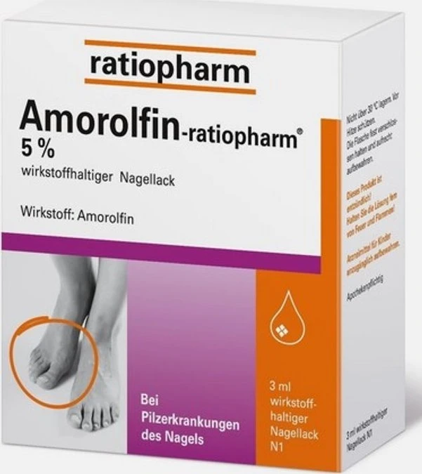 Amorolfin-ratiopharm 5% wirkstoffhaltiger Nagellack, 3ml
