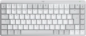 Logitech MX Mechanical Mini for Mac, Pale Grey, Logi Bolt, Kailh Choc V2 LOW PROFILE BROWN, USB/Bluetooth, US (920-010799)