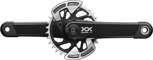 SRAM XX Eagle AXS Transmission PowerMeter 165mm 32 Zähne Kurbelgarnitur