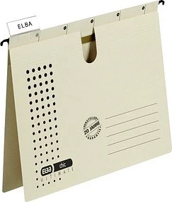 Elba chic ultimate Hängehefter, A4, chamois, 5er-Pack (100552107)