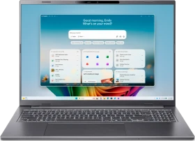 Acer Aspire 16 AI A16-A71M-R93M, Steel Gray, Ryzen AI 5 430, 16GB RAM, 512GB SSD, DE