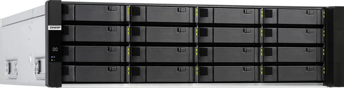 QNAP ES1686dc-R2-2142IT-128G, 64GB RAM reg ECC, 4x SFP+ 10Gb/s, 3x RJ-45 1000Base-T, 3HE