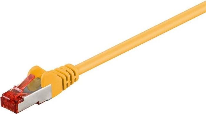 goobay Patchkabel, Cat6, S/FTP, RJ-45/RJ-45, 2m, gelb