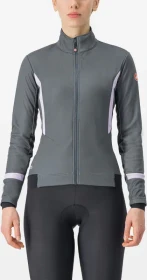 Castelli Dinamica 2 Fahrradjacke urban grey/orchid petal (Damen)