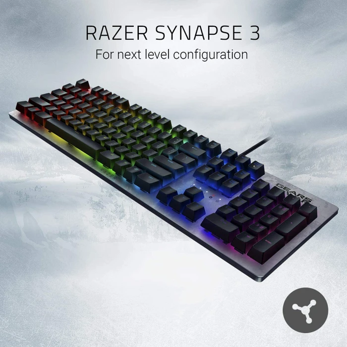 Razer Huntsman Gear of War 5 Edition, Razer Clicky Optical PURPLE, USB, US