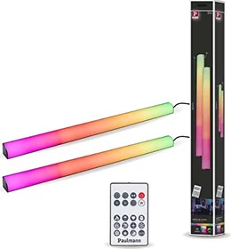 Paulmann Entertain LED-Streifen USB 1W RGB schwarz, 2 Stück