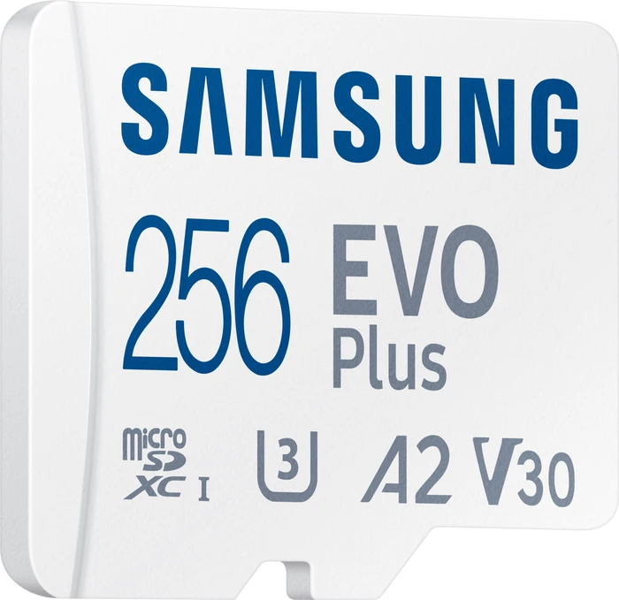 Samsung EVO Plus 2021 R130 256GB Kit, UHS-I U3, A2, Class 10