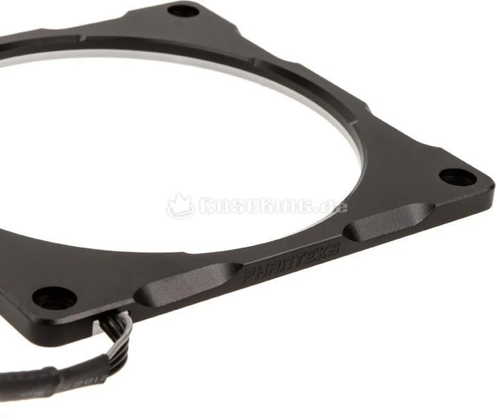 Phanteks Halos Lux RGB LED 120mm Rahmen, Aluminium schwarz