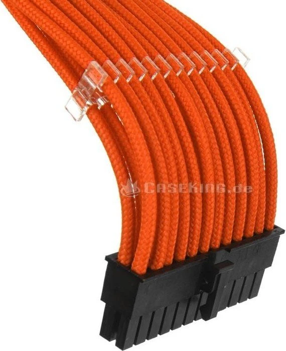 Phanteks Verlängerungskabel Kit für Netzteile, orange, 500mm