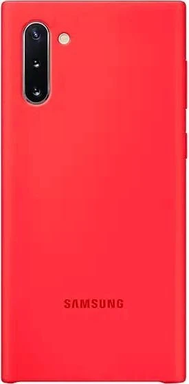 Samsung Silicone Cover für Galaxy Note 10 rot
