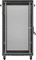 Lanberg 19" Rackschrank 22HE, freistehend, Flat Pack, Gitternetztür, IP20, RAL 9004, 1000mm tief Vorschaubild