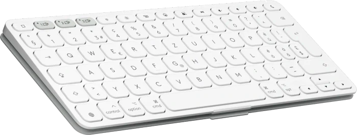 Logitech Keys-To-Go 2, Hellgrau, Bluetooth, DE