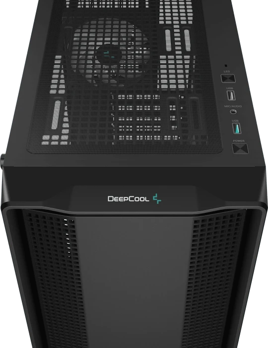 DeepCool CC560 [V2], schwarz, Glasfenster