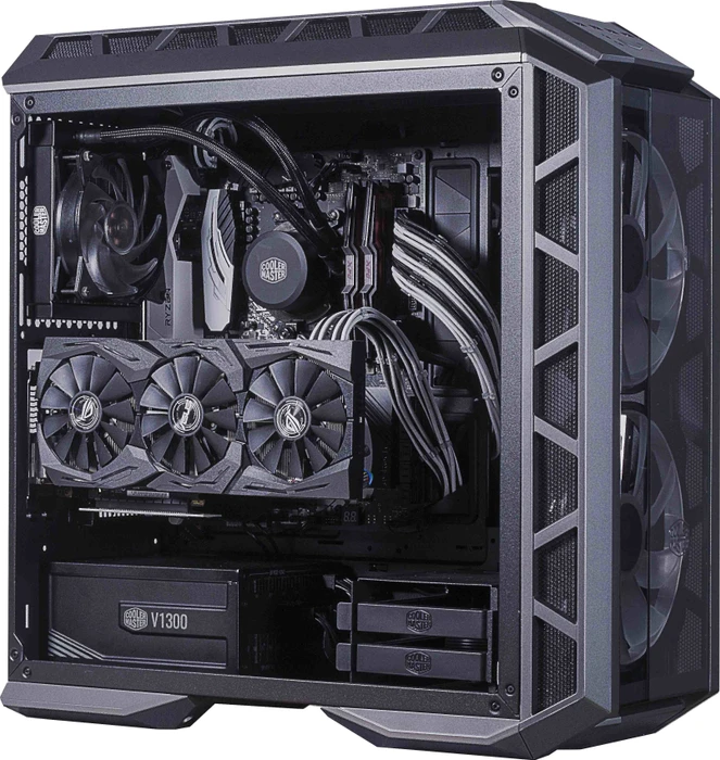 Cooler Master Sleeved Extension Cable Kit, 30cm, schwarz/weiß