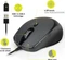 Port Designs Wired Silent Pro Mouse schwarz, USB Vorschaubild