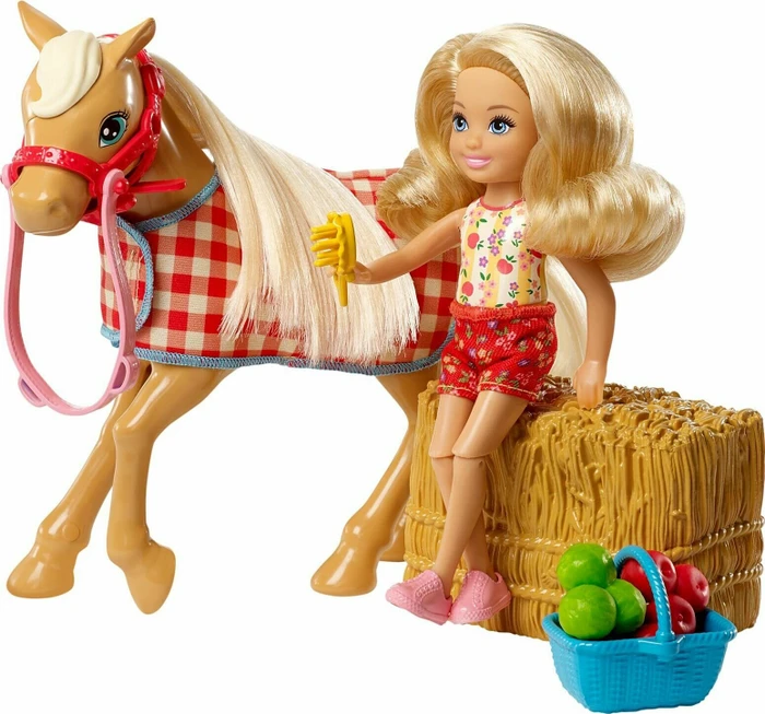 Mattel Barbie - Chelsea Spaß auf dem Bauernhof Puppen und Pferd