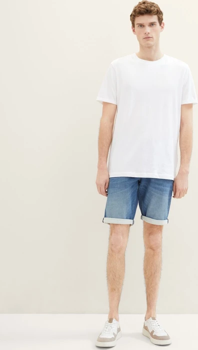 Tom Tailor Josh Jeansshorts Jeans mid stone wash denim (Herren)