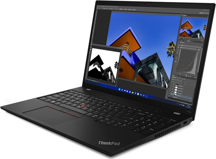Lenovo ThinkPad P16s G1 (AMD), schwarz, Ryzen 5 PRO 6650U, 16GB RAM, 512GB SSD, DE
