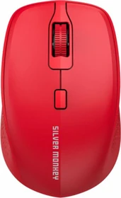 Silver Monkey M40 Wireless Comfort Silent Mouse rot, USB
