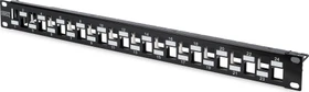 Digitus Professional 24-Port Patchpanel, 19", 1HE, schwarz