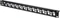 Digitus Professional 24-Port Patchpanel, 19", 1HE, schwarz Vorschaubild