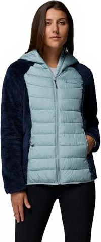 Columbia Powder Lite II Sherpa Hybrid Jacke collegiate navy/crushed blue (Damen)