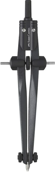 Faber-Castell Stream Schnellverstellzirkel, blackstone, Etui