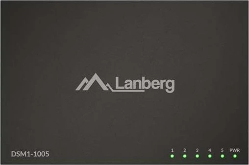 Lanberg DSM1 Desktop Gigabit Switch, 5x RJ-45