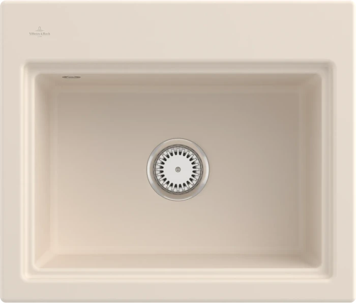 Villeroy & Boch Subway Style 60 S Einbau Becken mittig ivory