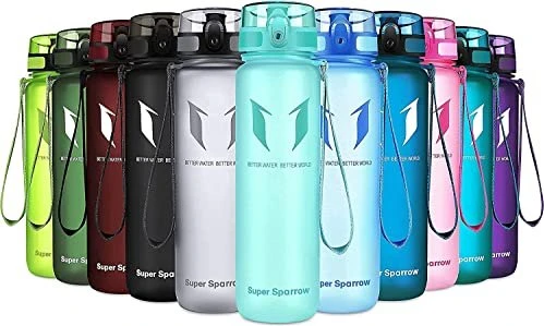 Super Sparrow Tritan Frosted Trinkflasche 1l mint