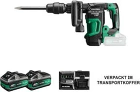 Hikoki H3641DAWAZ Akku-Bohr-/Meißelhammer inkl. Koffer + 2 Akkus 4.0Ah