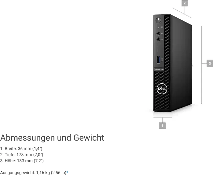 Dell OptiPlex 3090 Micro, Core i5-10500T, 8GB RAM, 256GB SSD